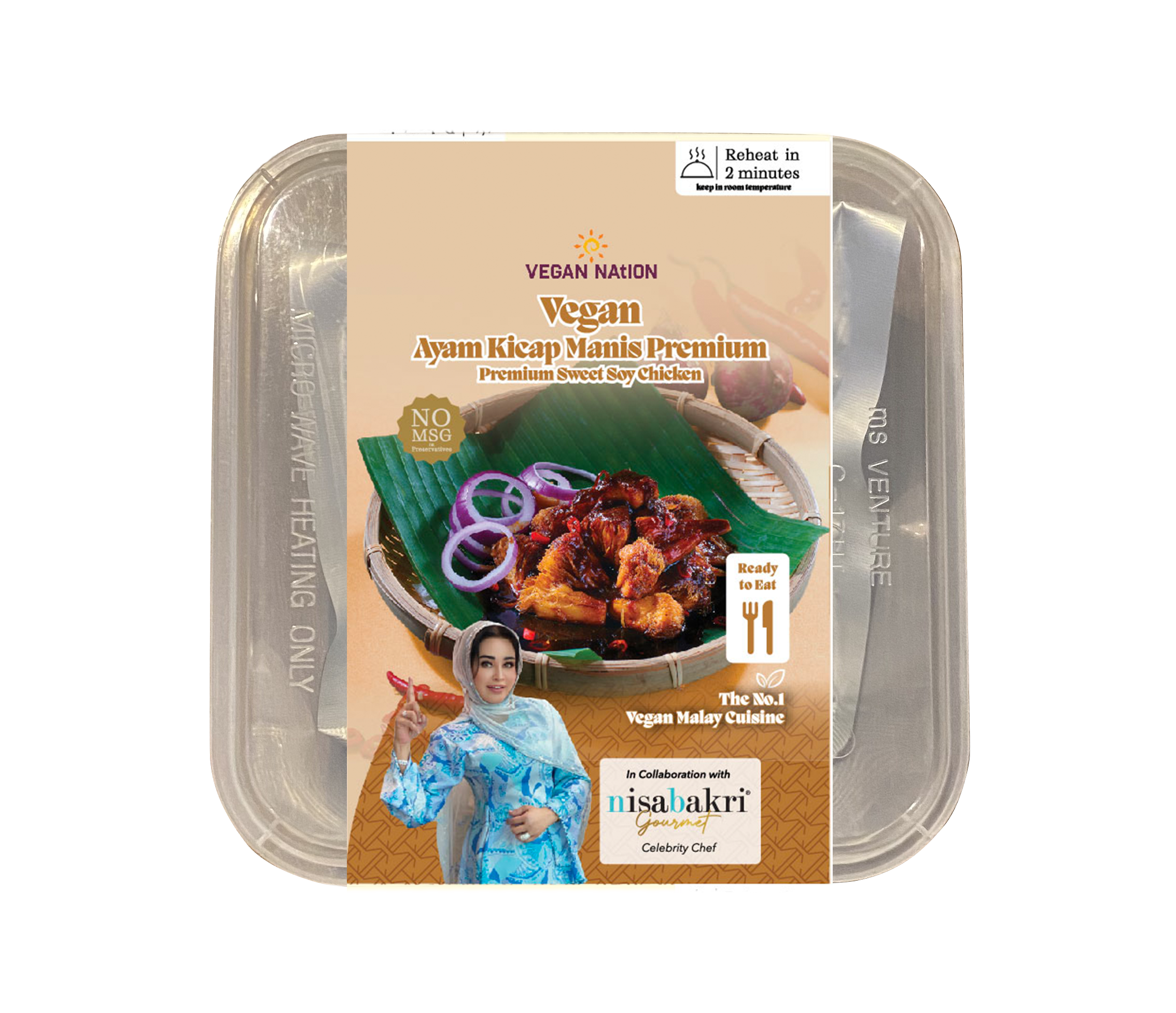 Vegan Nation - Vegan Ayam Kicap Manis Premium (150g)