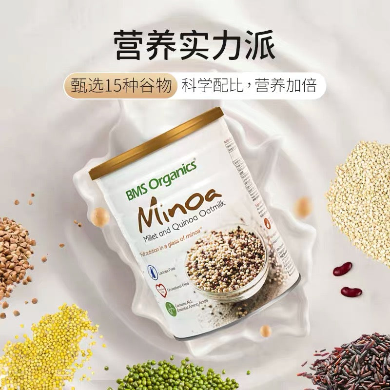 BMS Organics - Minoa Oatmilk / 黎麦小米燕麦奶 (700g)