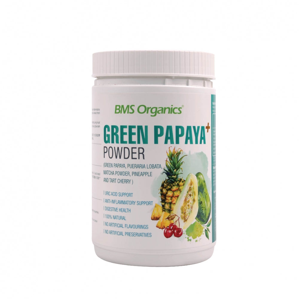BMS Organics - Green Papaya+ Powder / 青木瓜粉 (150g)