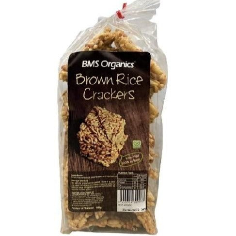 BMS Organics - Brown Rice Crackers / 糙米饼 (160g)