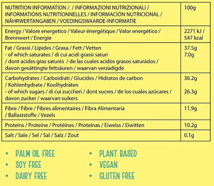 Fabalous - Organic Crunchy Hazelnut and Cocoa Spread 200g (Vegan, Plant-based, Gluten-free, Dairy-Free)