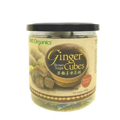 BMS Organics - Brown Sugar Cubes with Ginger / 黑糖姜母手工茶砖 (250g)