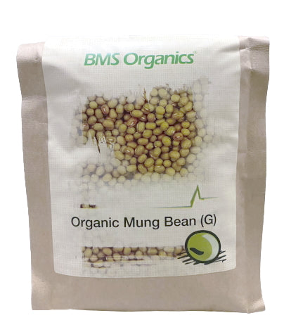 BMS Organics - Organic Mung Beans / 有机绿豆 (400g)