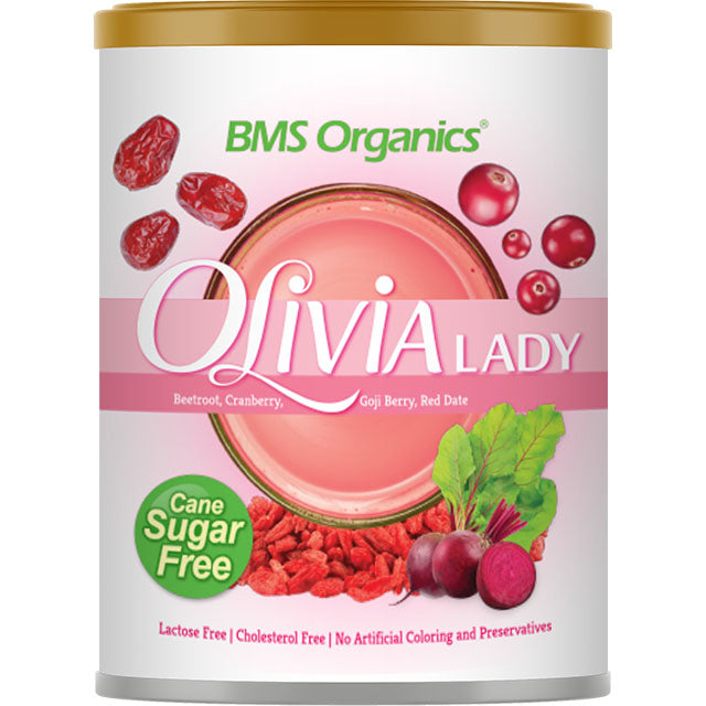 BMS Organics - Olivia Lady Oatmilk [Cane Sugar Free] / 粉红佳人燕麦奶 (无蔗糖）(700g) (Red Dates+Beetroot+Cranberry+GojiBerry)