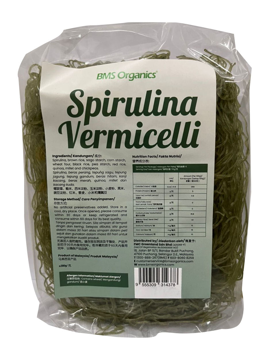 BMS Organics - Spirulina Vermicelli (250g)