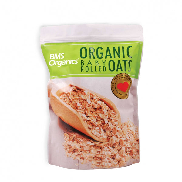 BMS Organics Organic Baby Rolled Oats 幼燕麦片 (500g) – BMS