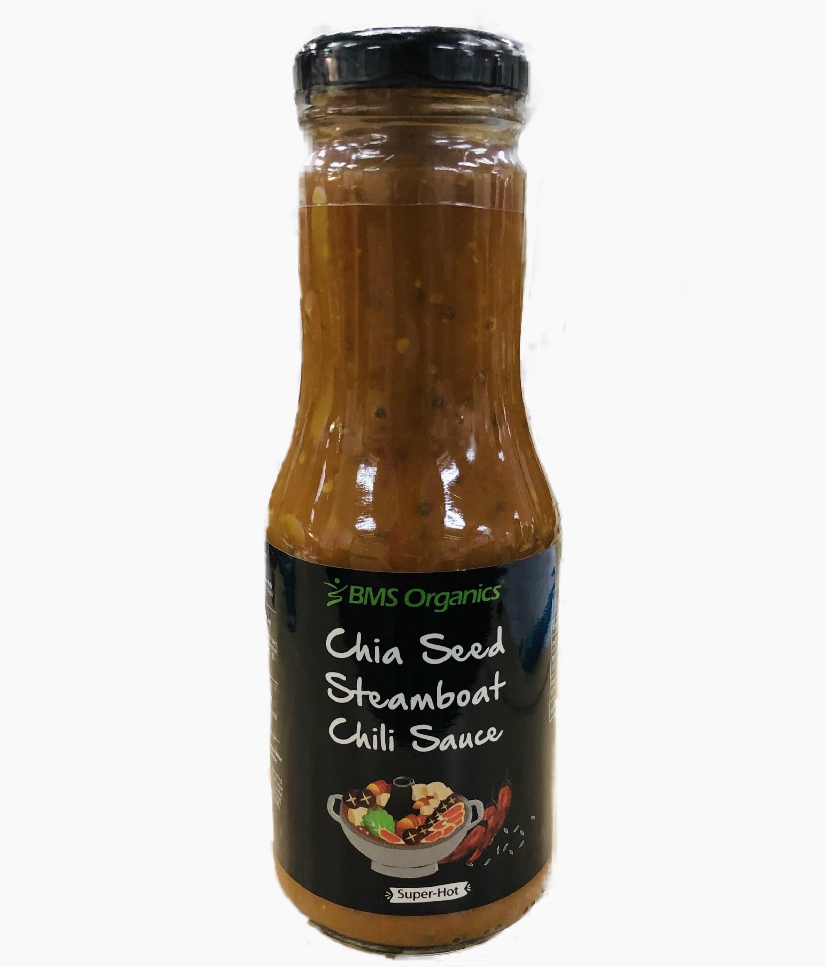 BMS Organics - Chia Seed Steamboat Chili Sauce / 奇亚籽火锅辣椒酱 (270g) (Super hot)