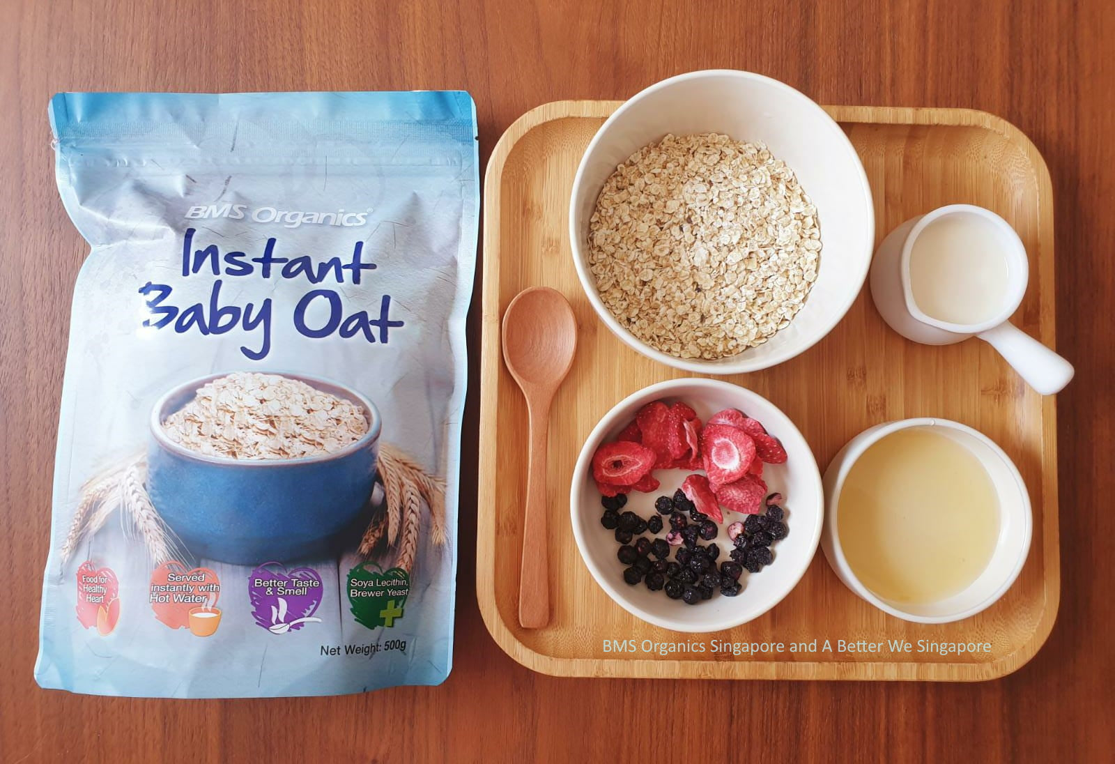 BMS Organics - Instant Baby Oats / 即时幼燕麦 (500g)