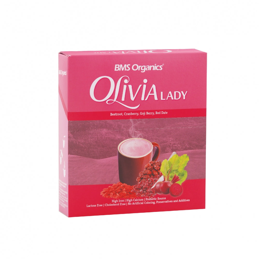 BMS Organics - Olivia Lady Sachets / 粉红佳人燕麦奶 (40g x 10 sachets)