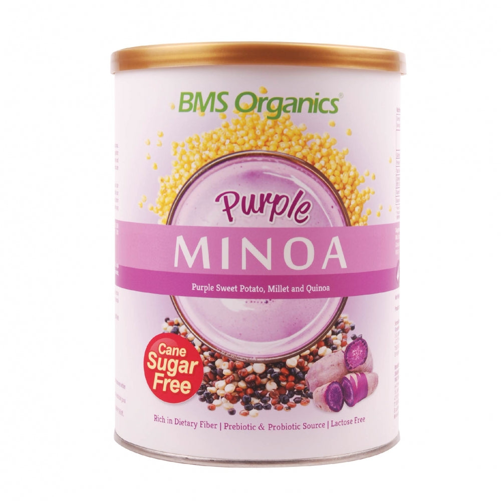 BMS Organics - Purple Minoa Oatmilk (Cane Sugar Free) / 紫薯小米藜麦燕麦奶 （无蔗糖）(700g)