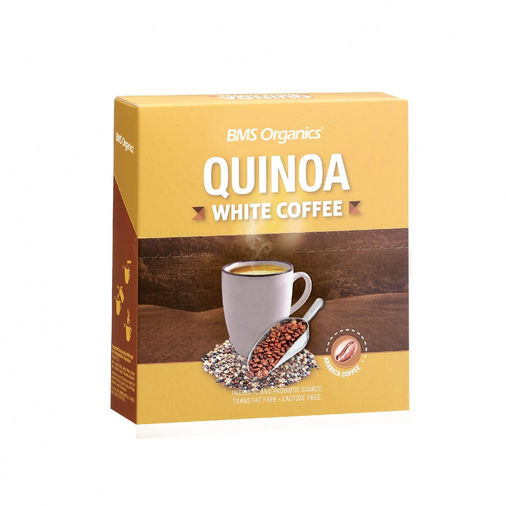 BMS Organics - 3-in-1 Quinoa White Coffee Sachets / 蔬事藜麦白咖啡 (30g x 10 sachets)
