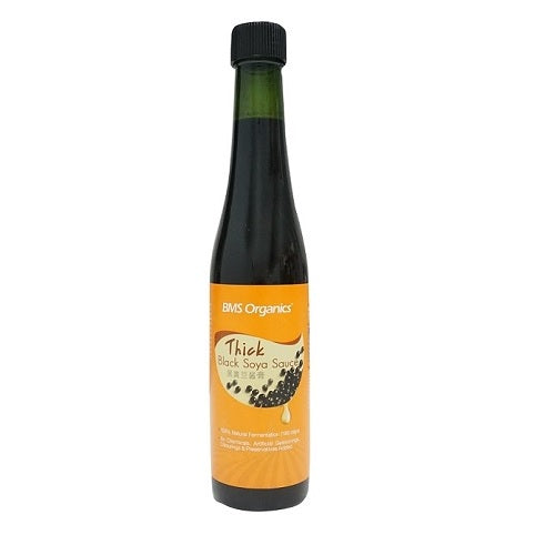 BMS Organics - Thick Black Soya Sauce / 浓黑黄豆酱油 (Gluten-Free) (450g)